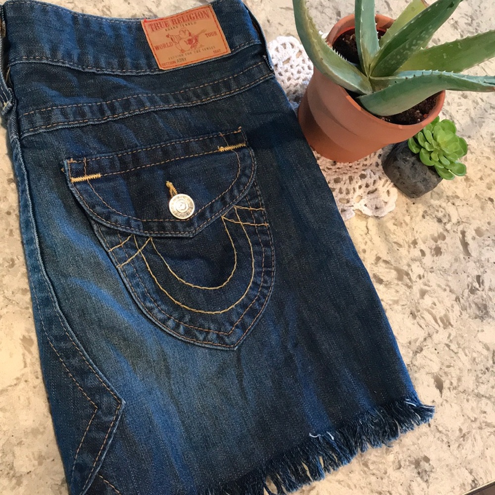 True Religion Jean Skirt